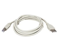 Кабель REXANT 18-1106 USB-A– USB-B, 2,4A, 3м, ПВХ, серый