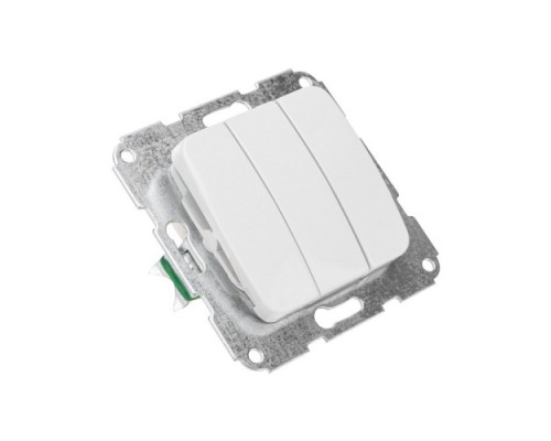 Выключатель KRANZ KR-78-0204 DEA 3кл с/у 10А мех. бел Выключатель KRANZ KR-78-0204 DEA 3кл с/у 10А мех. бел