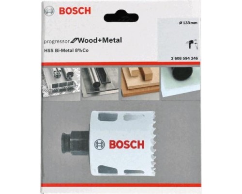 Коронка биметаллическая BOSCH PROGRESSOR 133 мм new [2608594246]