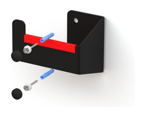 Держатель EMBODIMENT EMB-WOES-W-B для бензопилы и ледобура, настенный, черный