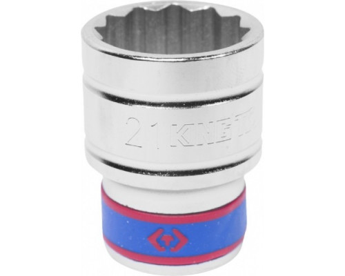 Головка двенадцатигранная 21 мм с посадкой 1/2" KING TONY 433021M