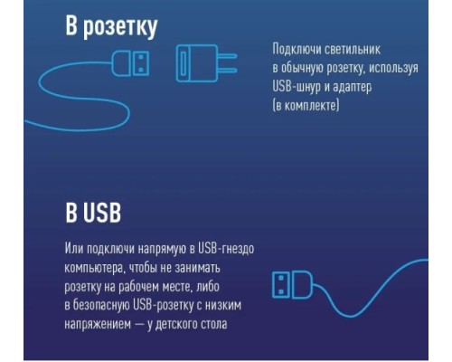 Фитосветильник КОСМОС DESKGX6319 настольный 3 спектра излучения. 14Вт, 5В 2А [КОС_DESKGX6319]