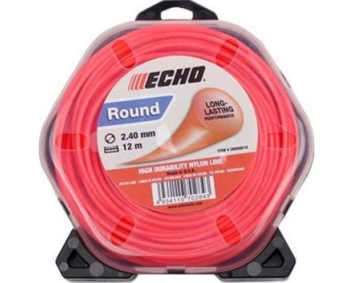 Леска триммерная ECHO Round Line 2,4мм/ 12м круг (102142953/C6000016) [102142953/C6000016]