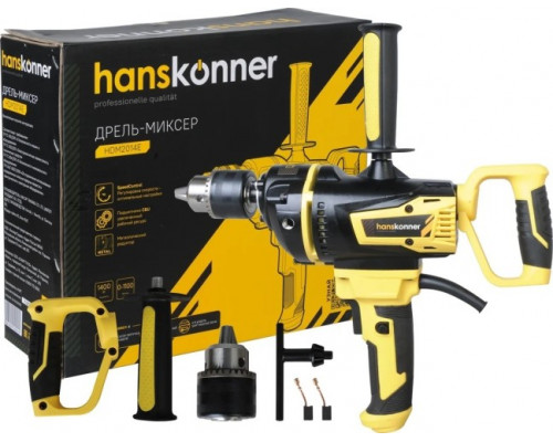 Миксер строительный сетевой HANSKONNER HDM2014E