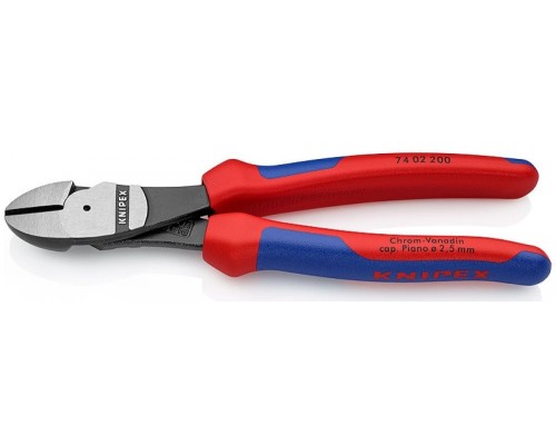 Бокорезы KNIPEX KN-7402200TBK особо мощные, 200 мм, 2-комп. ручки