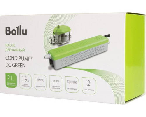 Насос дренажный BALLU CondiPump DC Green (проточный, 21 л/ч) НС-1605963 НС-1605963 купить с доставкой и официальной гарантией