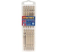Бита для заворачивания двухстор. ПРАКТИКА TIN  PH2 х PH2 65 мм (10шт.) Экспер 036-988