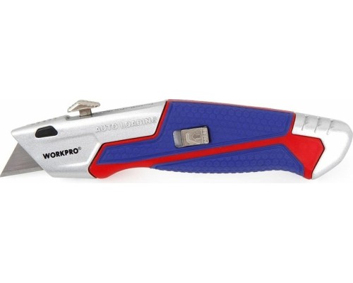 Нож строительный WORKPRO WP213012 выдвижной проф Нож строительный WORKPRO WP213012 выдвижной проф