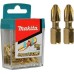 Набор насадок MAKITA B-39534-10 impact gold pz2, 25 мм, c-form  (уп.10шт. в упаковке 10 наборов) [B-39534-10]