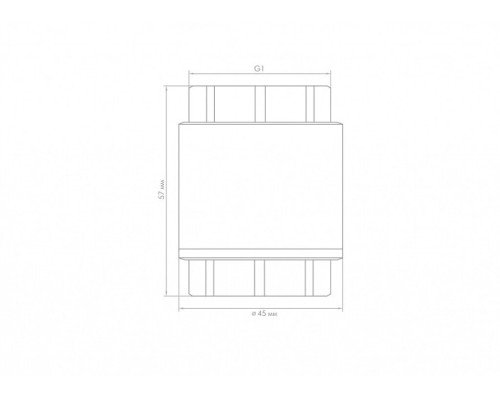 Клапан обратный ДЖИЛЕКС 1' магистральный, латунный [9009]