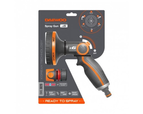 Пистолет для полива DAEWOO DWG 3020 Spray Gun x6