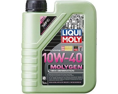 Масло моторное LIQUI-MOLY SAE 10W40 Molygen New Generation 1 л 9059 синтетическое [9059]