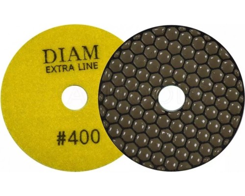 Алмазная тарелка на липучке DIAM АГШК 100*2,0 №400 Extra Line (сухая) [000522]