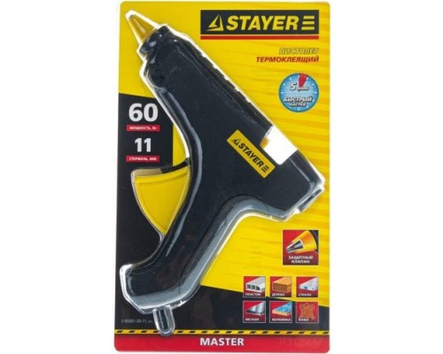 Пистолет термоклеевой STAYER MASTER 11мм [2-06801-60-11_z01]