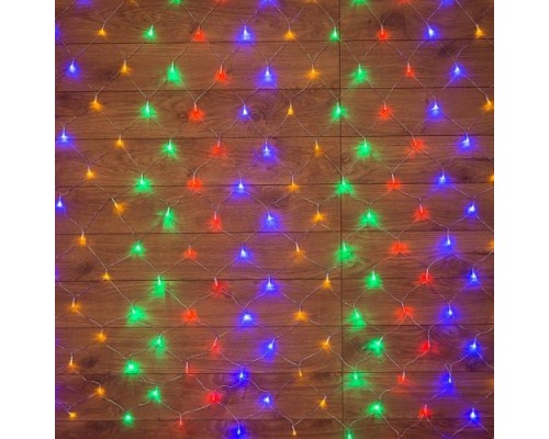 Гирлянда NEON-NIGHT СЕТЬ 1х1,5м 96 LED МУЛЬТИ [215-119-6]