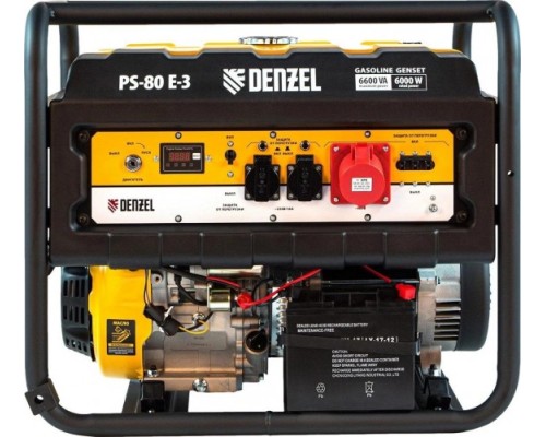Генератор бензиновый DENZEL PS 80 E-3 [946954]