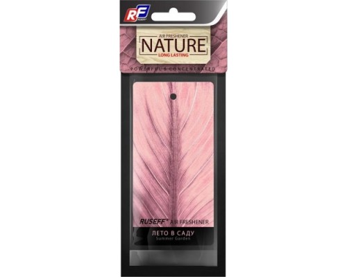 Ароматизатор подвесной картонный RUSEFF NATURE LINE лето в саду 27545N [27545N]