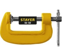 Струбцина G-образная STAYER SG-50 тип g 50 мм, 3215-050