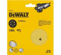 Диски на велюровой основе с отверстиями DeWALT DT3136-QZ 150 мм, 6 отв. P180