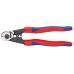 Тросорез KNIPEX KN-9562190SB компактный, 190 мм, обжим гильз на боуденовские тр