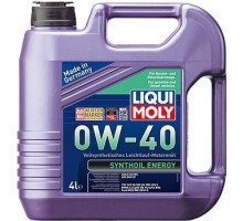 Масло моторное LIQUI MOLY SAE  0W40 Synthoil Energy   4 л 7536/2451 синтетическое [7536]