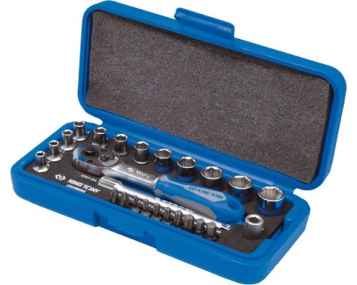 Набор головок 1/4" KING TONY 2525MRE, 25 предметов