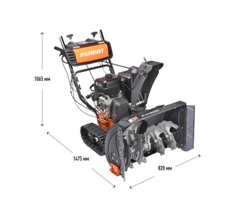 Гусеничный снегоуборщик PATRIOT С 110 СЕТ СИБИРЬ с электростартером 220В [426107110]