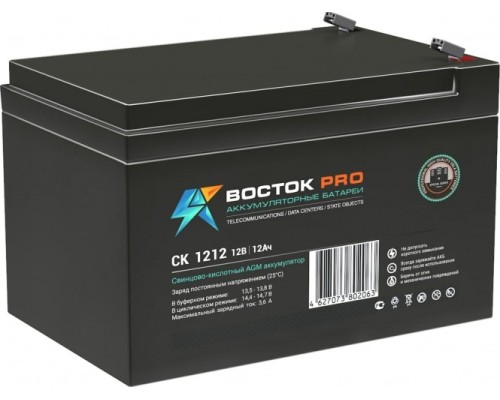 Аккумулятор ВОСТОК СК 1212 Аккумулятор ВОСТОК СК 1212