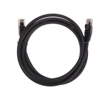 Патч-корд REXANT 02-0292-2 U/UTP, CAT 6, RJ45-RJ45, 26AWG, LSZH, черный 2м