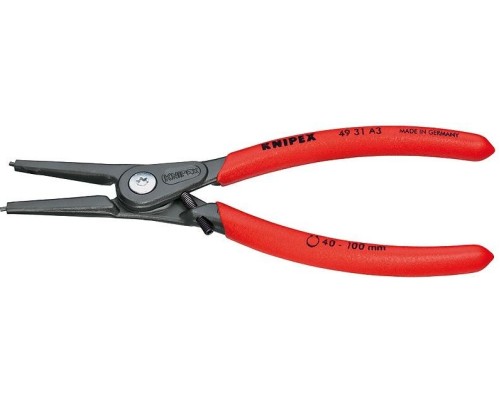 Щипцы KNIPEX 4931A3 прецизионные для внешних стопорных колец [KN-4931A3]