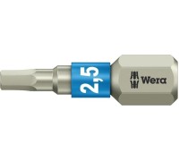 Бита для заворачивания, нержавеющая сталь WERA 3840/1 TS 2,5 мм, 25 мм WE-071072 WE-071072