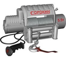 Лебедка автомобильная СОРОКИН 4.905 (5,5 т - 27 м)