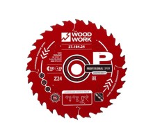 Пильный диск по дереву WOODWORK 185x1,8/1,2x20 Z=24 A=18 27.184.24