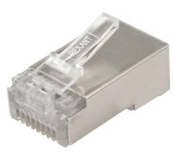 Разъем сетевой REXANT 06-0082-A10 LAN на кабель, штекер 8Р8С (RJ-45) под обжим, 10шт