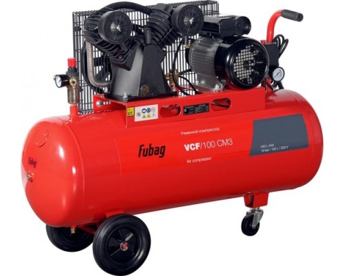 Компрессор поршневой FUBAG VCF 100 СМ3 + набор 5 предмета + гайковерт ударный IW720 [45681472_05]