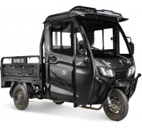 Трицикл грузовой электрический RUTRIKE КАРГО Кабина 1500 60V1000W Черный матовый-2845 022468-2845