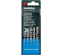 Набор сверл по металлу METABO HSS-G 5 шт. 6-гр хвостовик 627112000 627112000