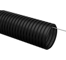 Труба гофрированная IEK ELASTA ПНД d40мм с протяжкой черн. (уп.15м) CTG20-40-K02-015-1