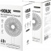 Вентилятор настольный DUX 60-0214 USB, белый, 6 Bт