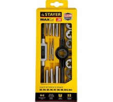 Набор резьбонарезных инструментов STAYER MaxCut 20 предметов, метчиков и плашек, легированная сталь 28012-H20