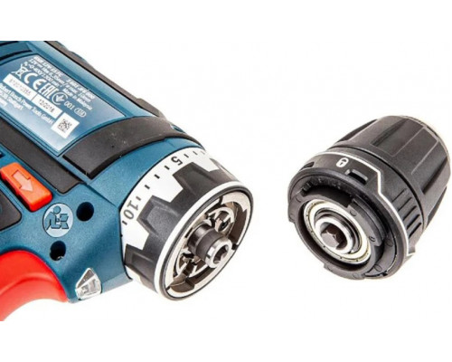 Аккумуляторная дрель-шуруповерт BOSCH GSR 12V-15 FC Flex [06019F6001] 2х2,0 Ач, L-BOXX, патрон