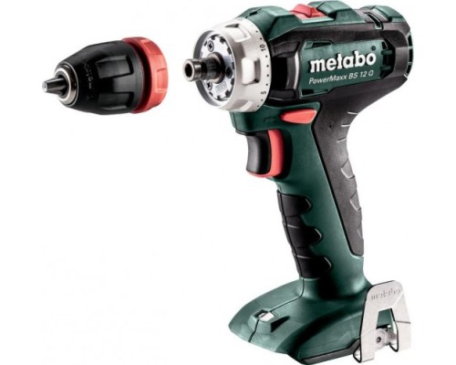 Аккумуляторный шуруповерт METABO PowerMaxx BS 12 Quick без АКБ и ЗУ, Metaloc [601037840]