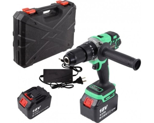 Дрель-шуруповерт аккумуляторная ZITREK Green Impact 18V 2x6.0 Ah ударная [063-4046]