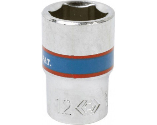 Головка шестигранная 12 мм с посадкой 1/4" KING TONY 233512М