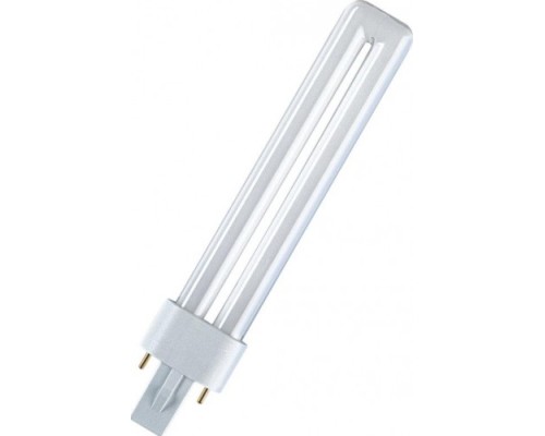 Лампа люминесцентная OSRAM CFL DULUX компактная неинтегрированная s 9w/830 g23 10x1 [4050300025742]