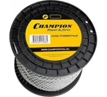 Леска триммерная CHAMPION C7049 tri-twist 3.0мм*50м (витой треугольник)+нож