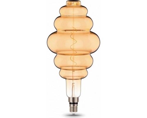 Лампа светодиодная GAUSS Honeycomb filament 6w 420lm 2400к е27 golden flexible led [158802006]