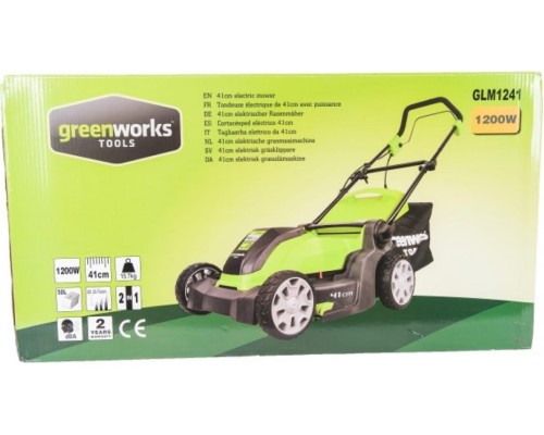 Газонокосилка электрическая GREENWORKS GLM 1241 (2505207) [2505207]