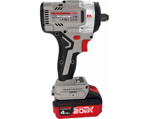 Гайковерт аккумуляторный Crown CT22062HX-4 BMC