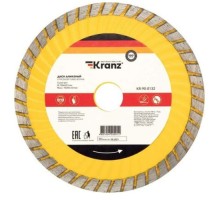 Алмазный диск универсальный Kranz KR-90-0132 отрезной Turbo волна 150x22,2x2,2x10мм